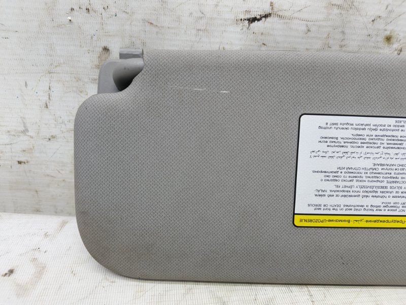 Козырек солнцезащитный Hyundai Solaris 2014 RB