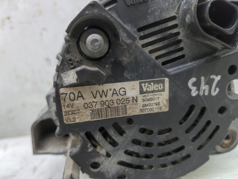 Генератор Skoda Fabia 2008