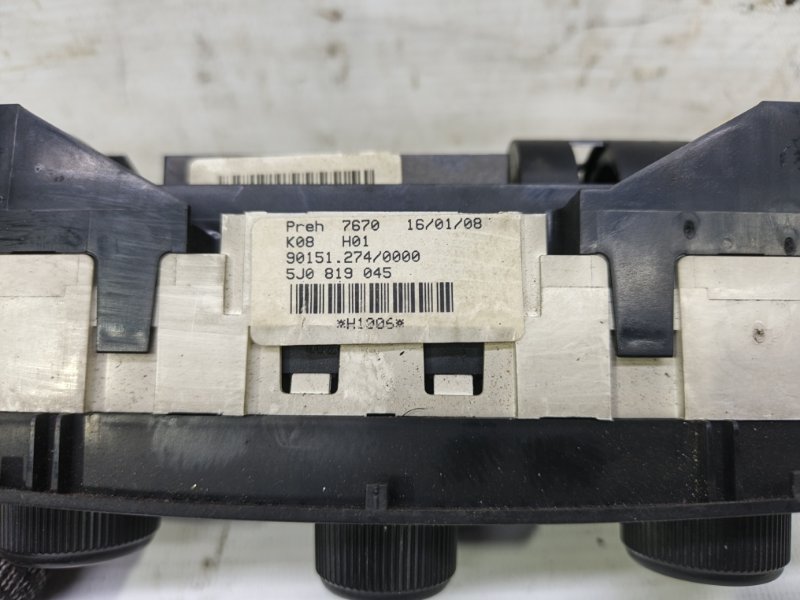 Блок управления климат-контролем Skoda Fabia 2008