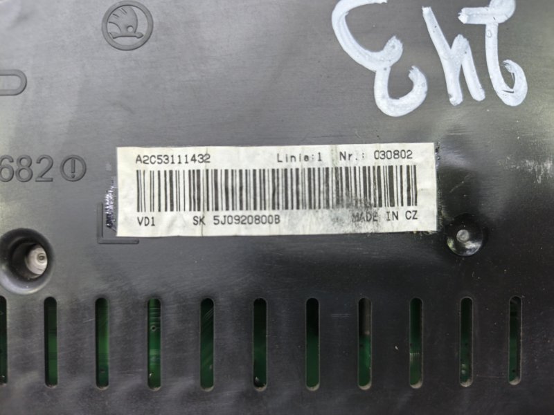 Панель приборов Skoda Fabia 2008