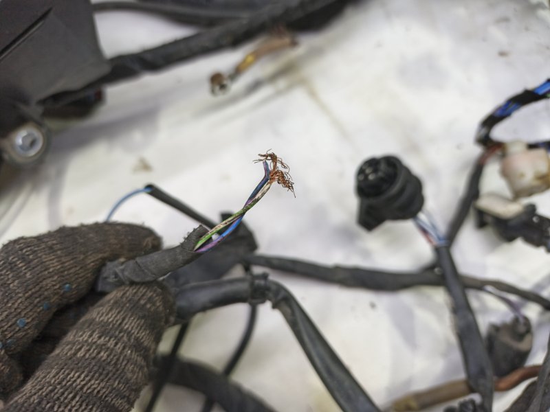 Проводка двигателя Mercedes CLA - Class 2015 CLA 180