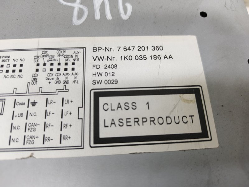 Магнитола Volkswagen Jetta 2008