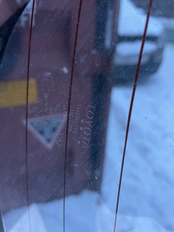 Стекло заднее Toyota Corolla 2008 E150