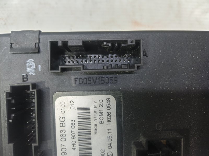 Блок комфорта Audi A6 2012