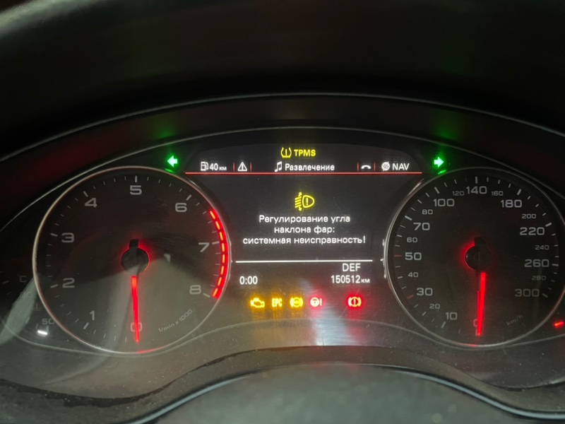 Панель приборов Audi A6 2012