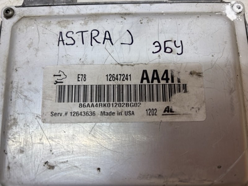 ЭБУ Opel Astra 2011 J