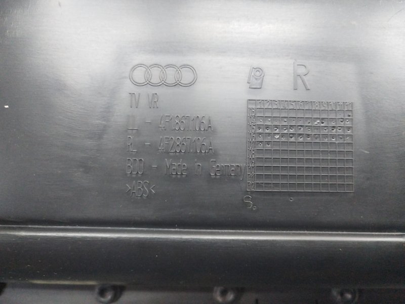 Обшивка двери передняя правая (дверная карта) Audi A6 quattro 2007 C6