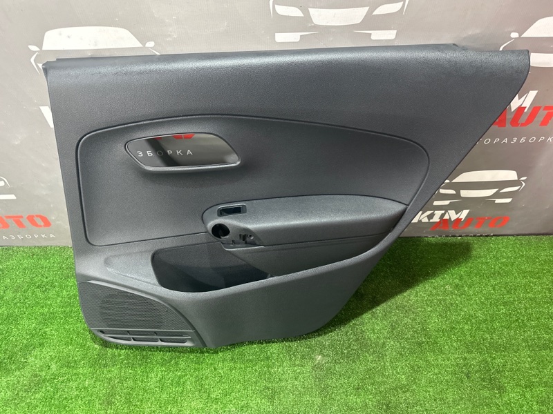 Обшивка двери задняя правая (дверная карта) Volkswagen Polo 5 2013