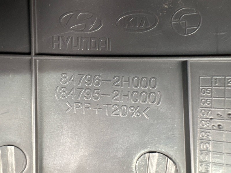 Накладка центральной консоли Hyundai Elantra HD 2008