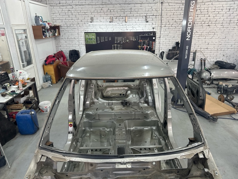 Крыша со стойками Skoda Fabia 2 2011