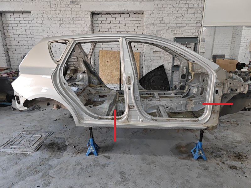Порог со стойкой Kia Ceed 1 HB 2011 ED