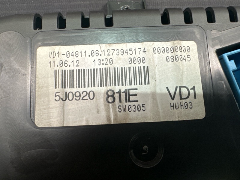 Панель приборов Skoda Fabia 2 2011 HB
