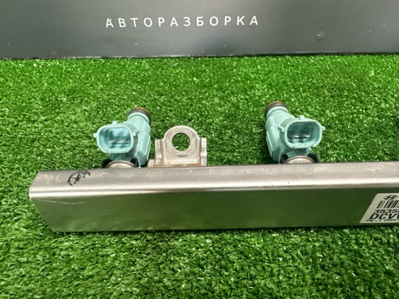 Рейка топливная с форсунками Kia Rio X 2021