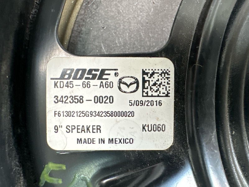 Акустика BOSE Mazda CX-5 2016 KE