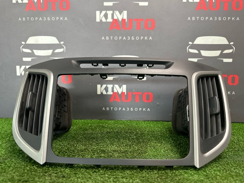 Рамка магнитолы с дефлекторами Hyundai Creta GS 2018
