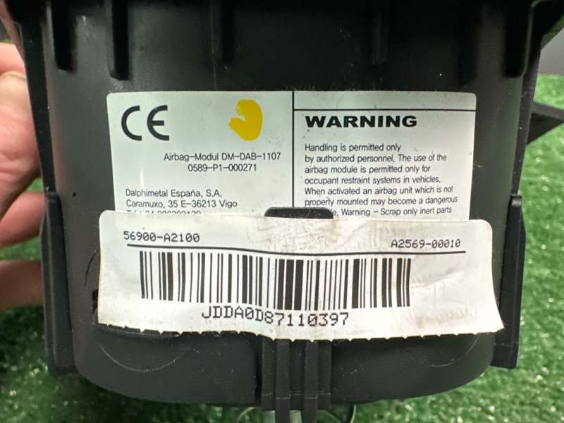 Подушка безопасности в руль Kia Ceed 2 2014 JD