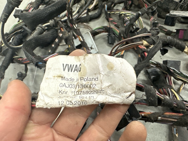 Проводка основная Skoda Yeti 2011