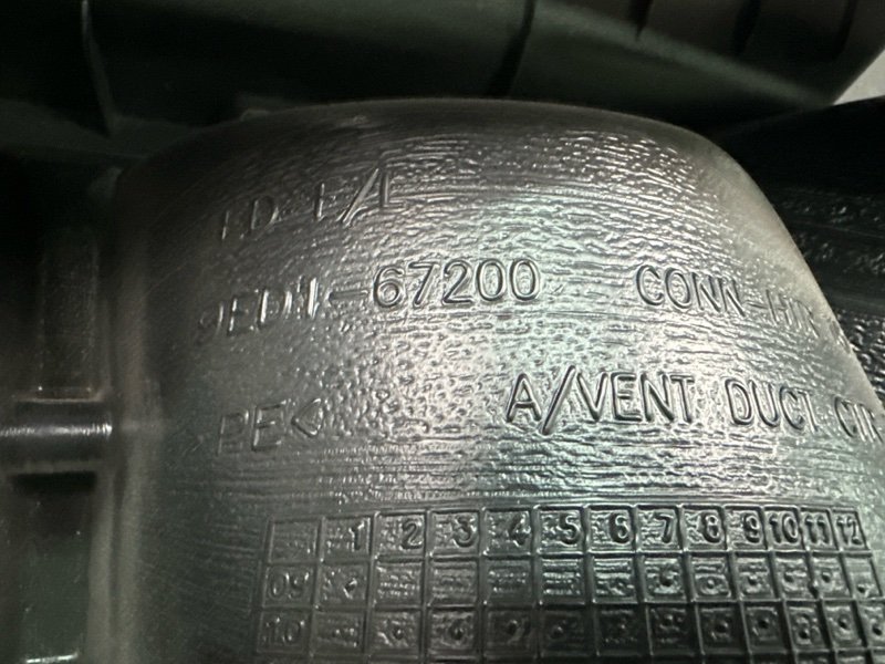 Воздуховод торпедо Kia Ceed SW 2011 ED