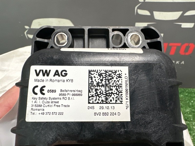 Подушка безопасности пассажира Skoda Octavia 2014 A7