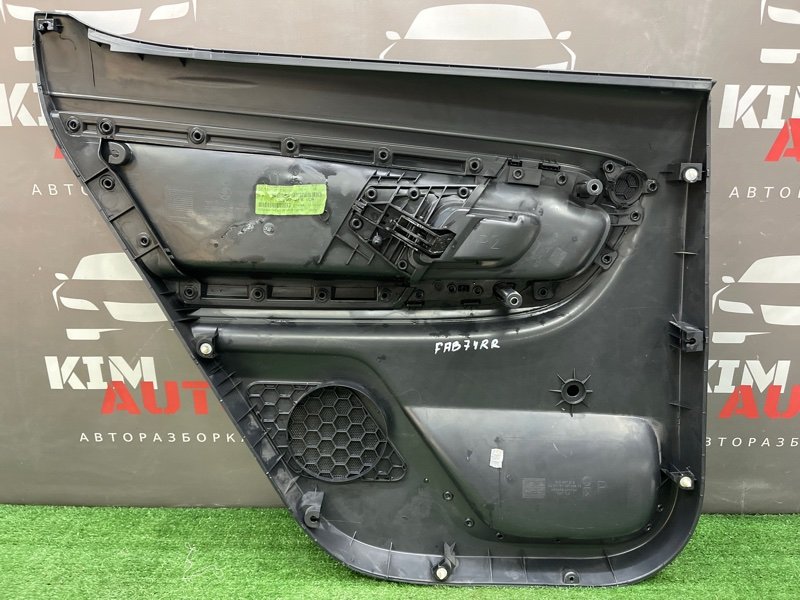 Обшивка двери Skoda Fabia 2 2011
