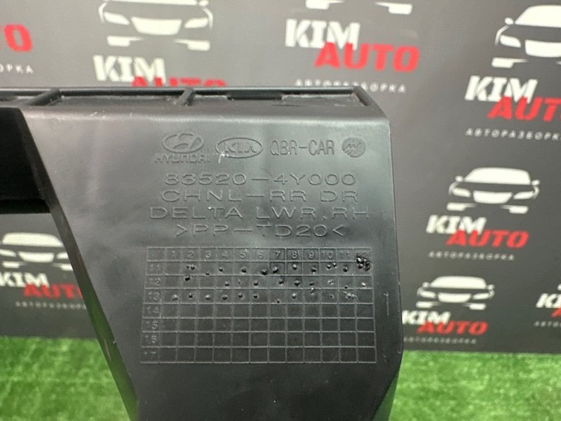 Направляющая стекла двери Kia Rio 3 2014 QB