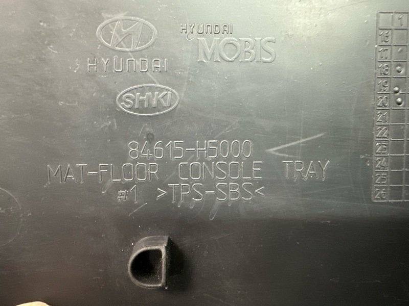 Коврик центральной консоли. Hyundai Solaris 2 2020 HCR