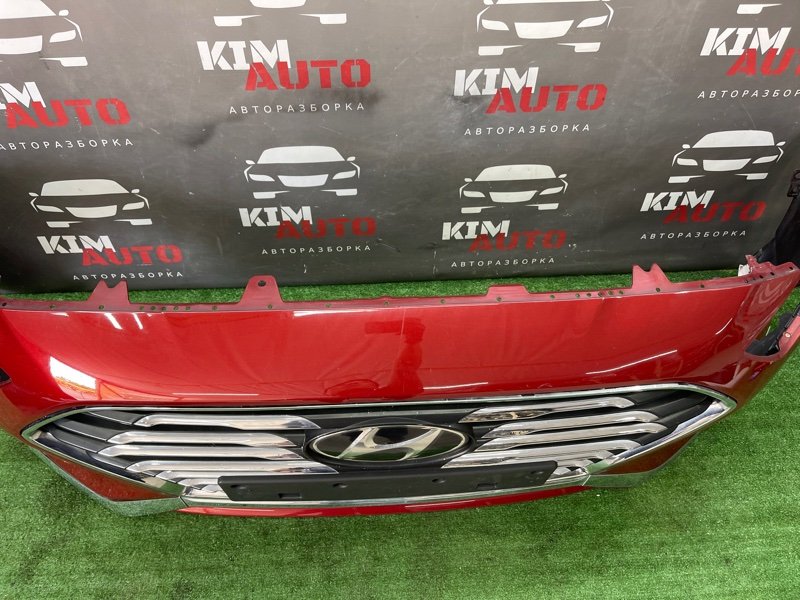 Бампер передний с повреждениями Hyundai Sonata 7 2018