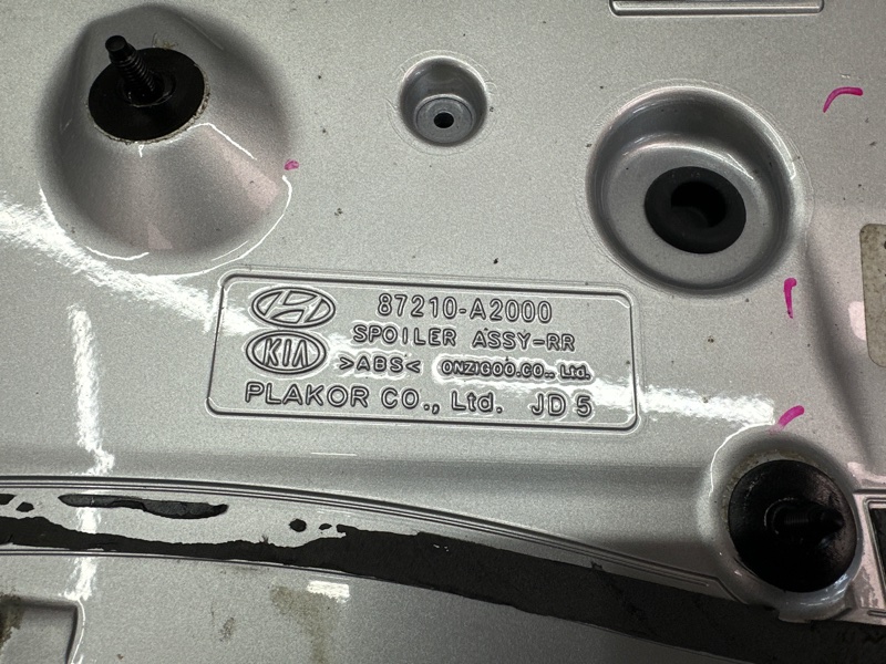 Спойлер крышки багажника Kia Ceed 2 2014 JD