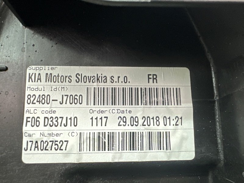 Механизм стеклоподъёмника Kia Ceed 3 2018 CD