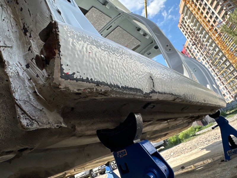 Порог со стойкой Skoda Rapid 2 2021 NK6
