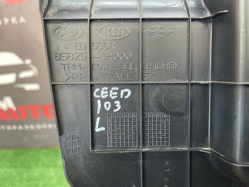 Накладка порога малая Kia Ceed 1 2010 ED