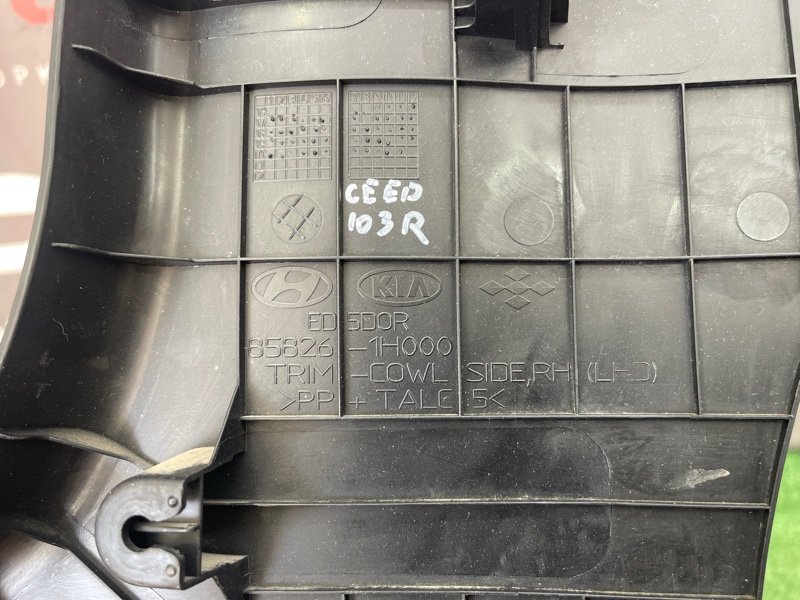 Накладка порога малая Kia Ceed 1 2010 ED