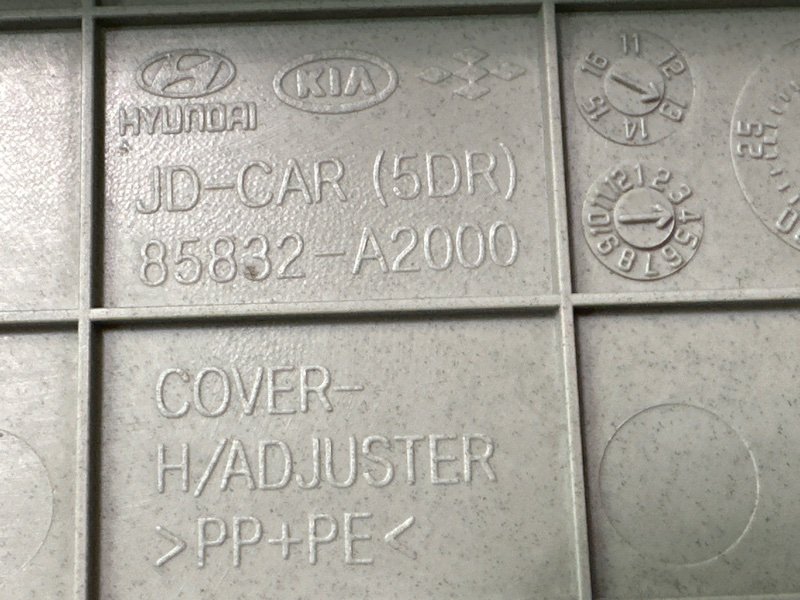 Накладка центральной стойки верхняя Kia Ceed 2 2012 JD