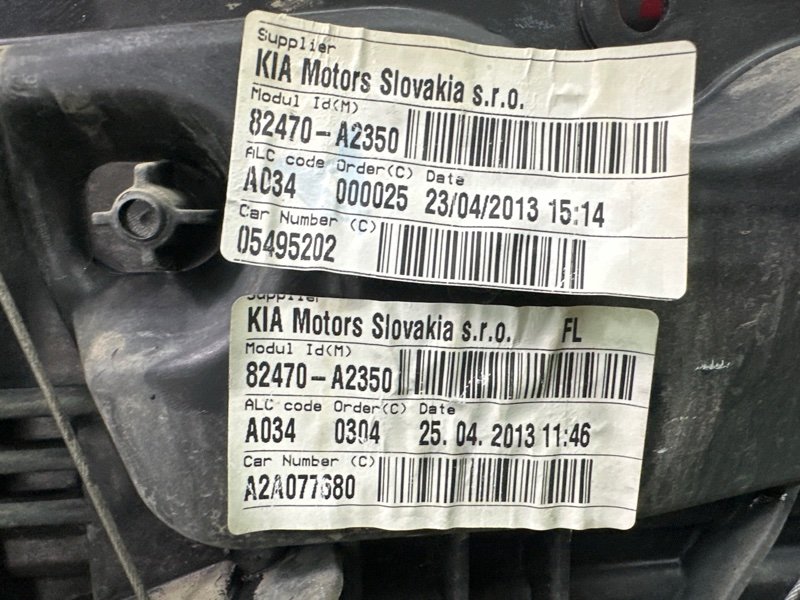 Механизм стеклоподъёмника Kia Ceed 2 2012 JD