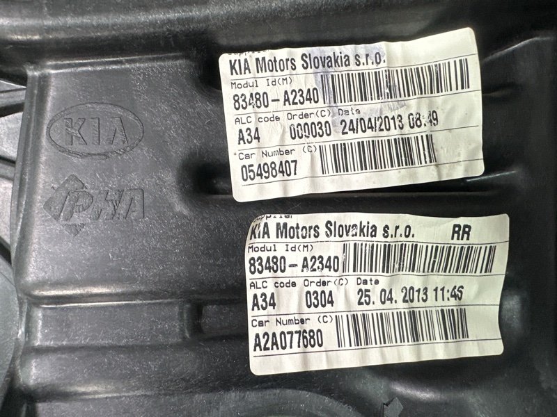 Механизм стеклоподъёмника Kia Ceed 2 2012 JD