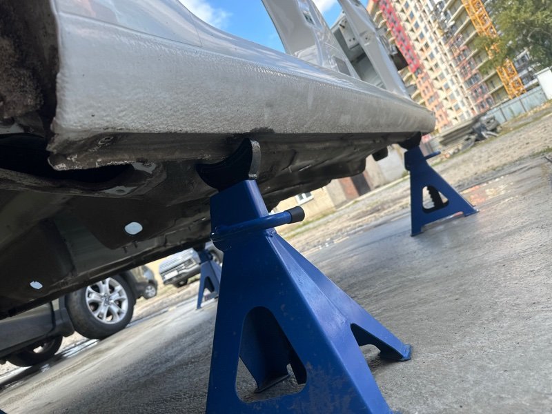 Порог со стойкой Skoda Octavia 2014 A7