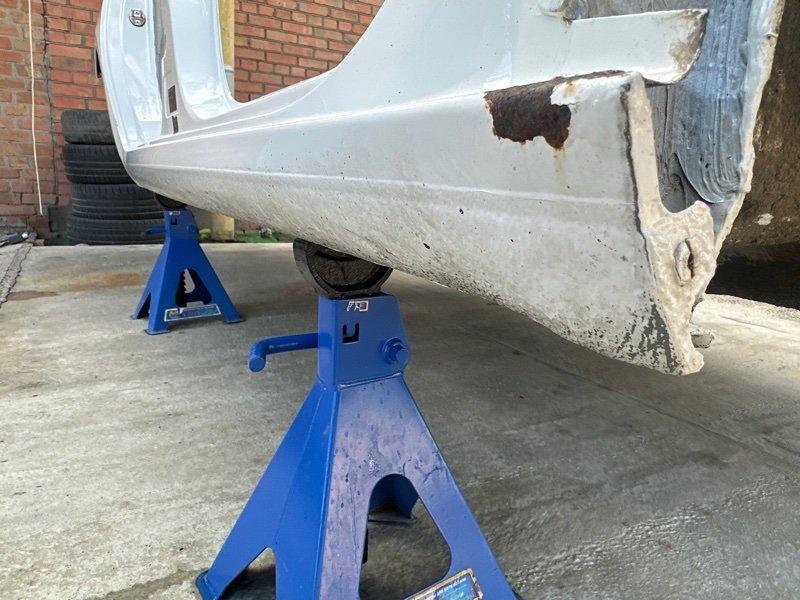 Порог со стойкой Skoda Octavia 2014 A7