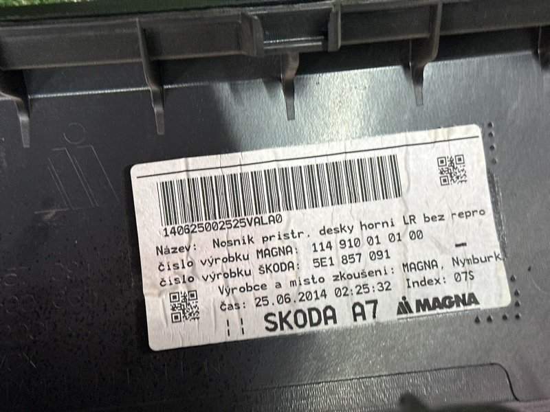 Безопасность в сборе Skoda Octavia 2014 A7
