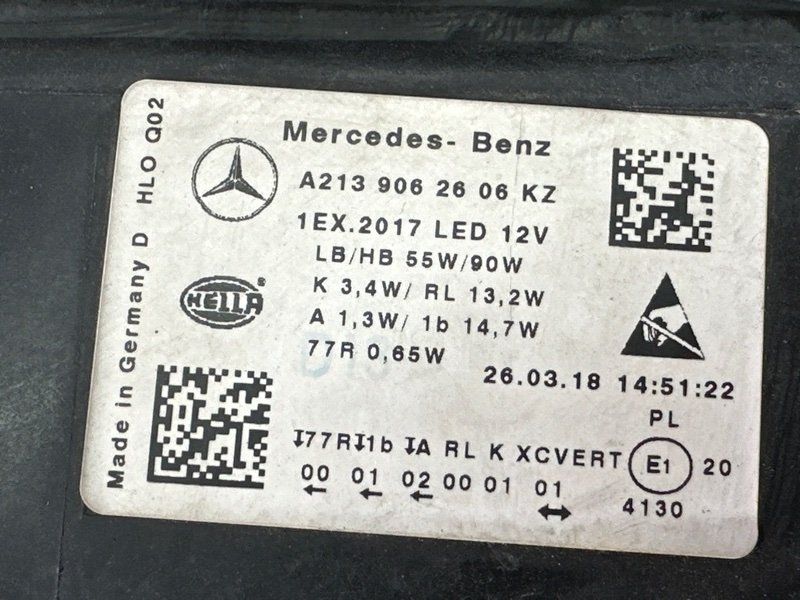 Фары передние Mercedes-Benz E-Class W213