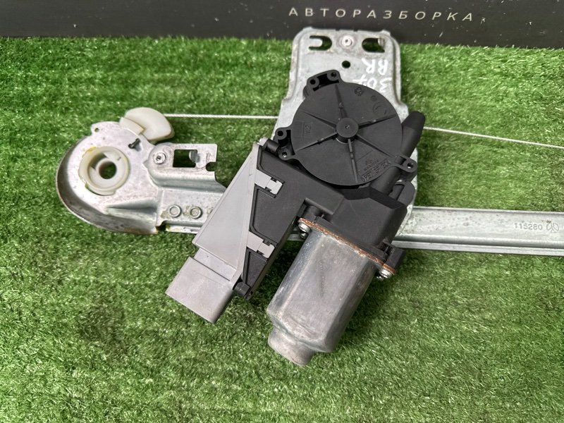 Механизм стеклоподъёмника с мотором Peugeot 307