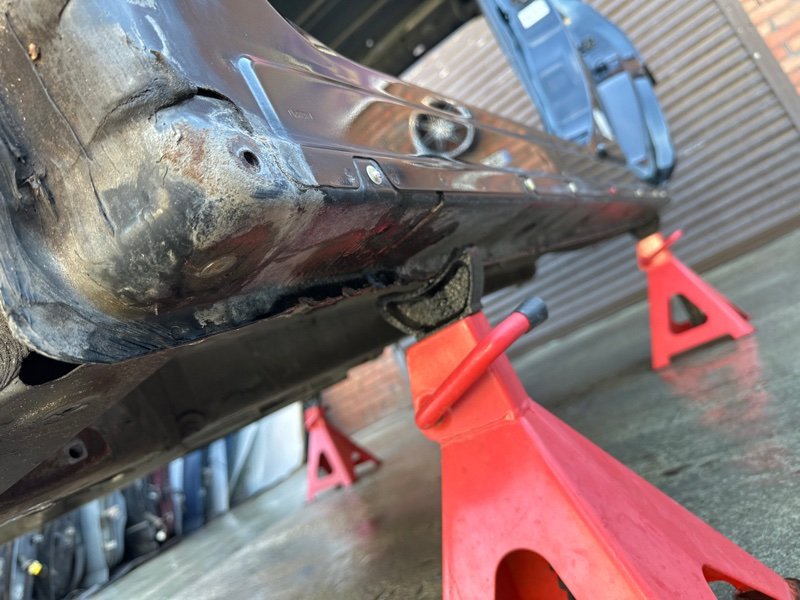 Порог со стойкой Nissan Murano 2008 Z51