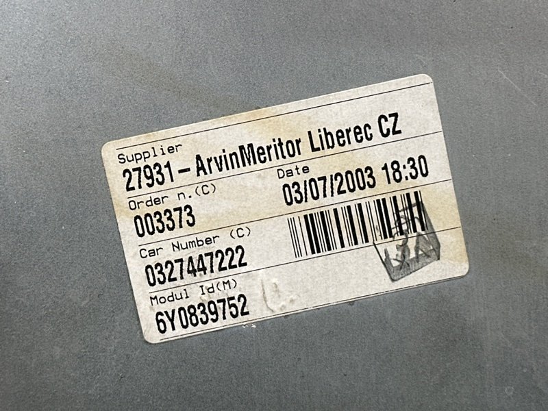 Механизм стеклоподъёмника Skoda Fabia 1