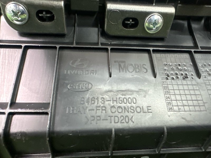 Накладка консоли Hyundai Solaris 2 2021 HCR