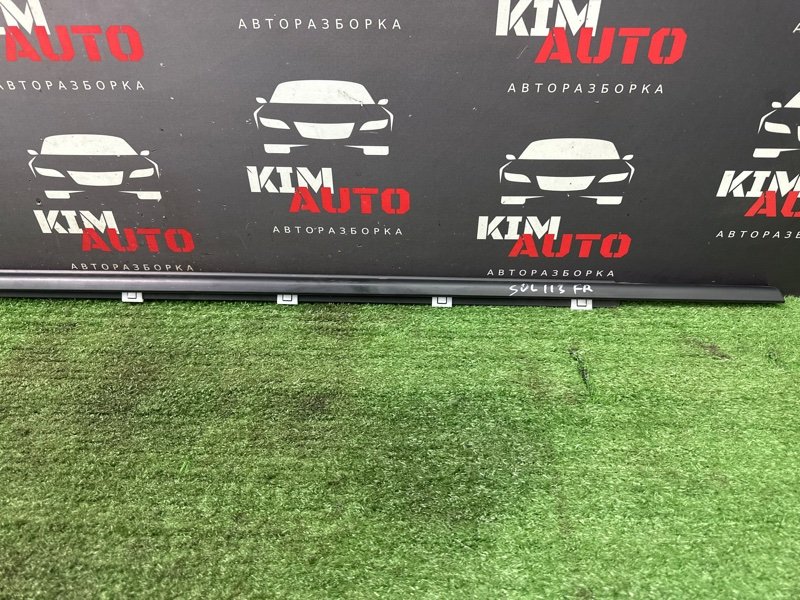 Уплотнитель стекла наружный (Бархотка) Hyundai Solaris 2 2021 HCR