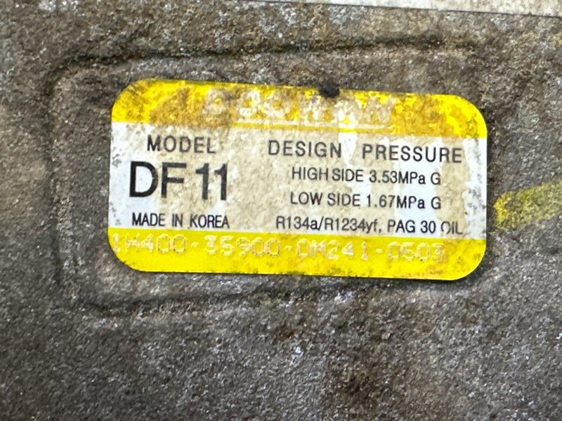 Компрессор кондиционера Hyundai Solaris 2 2021 HCR