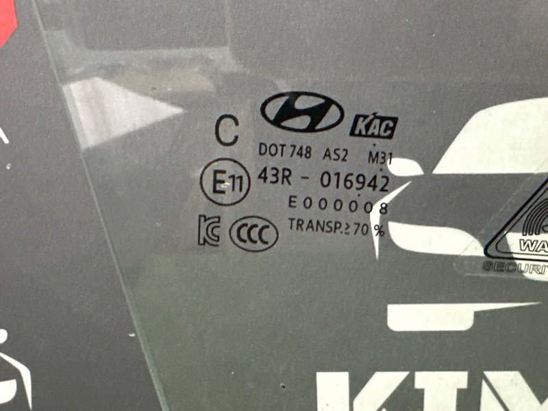 Стекло двери Hyundai Solaris 2 2021 HCR