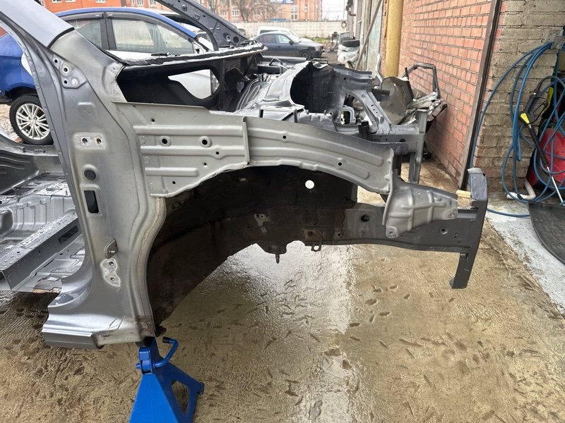 Передняя часть кузова Лонжероны Kia Rio 4 2019 FB