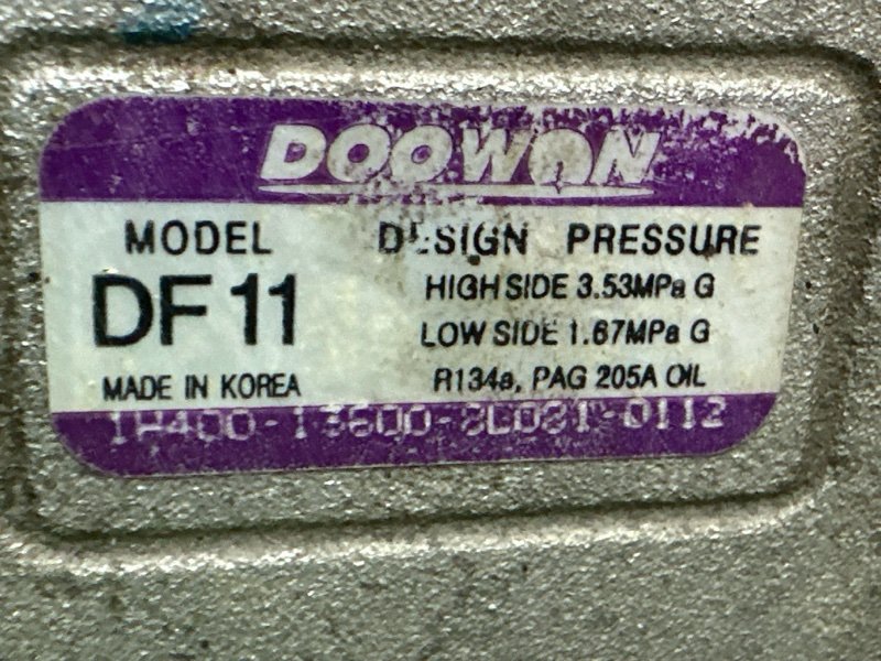 Компрессор кондиционера Kia Rio 4 2019 FB