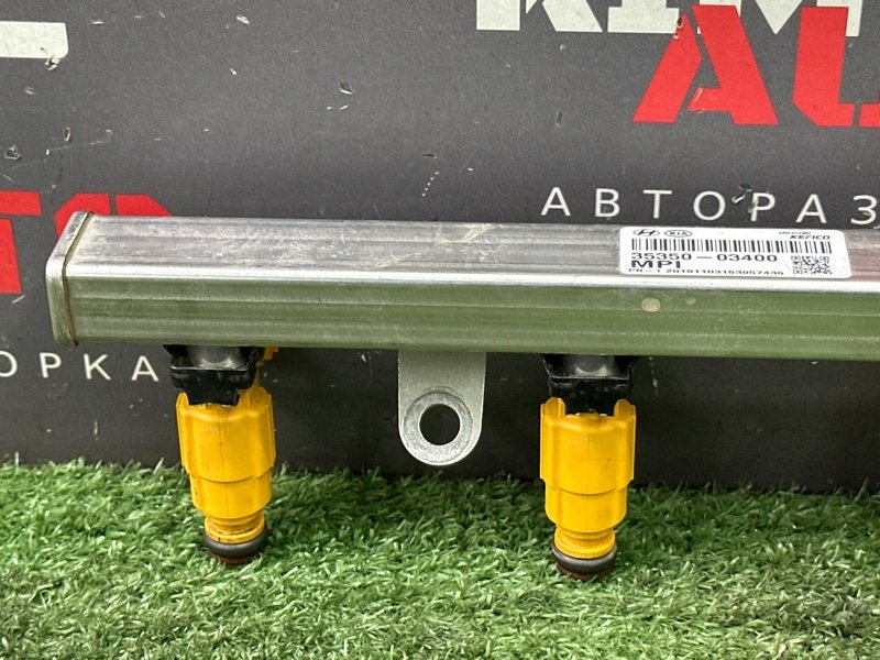 Топливная рейка с форсунками Kia Rio 4 2019 FB