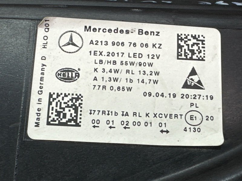 Фара Mercedes-Benz E-Class W213
